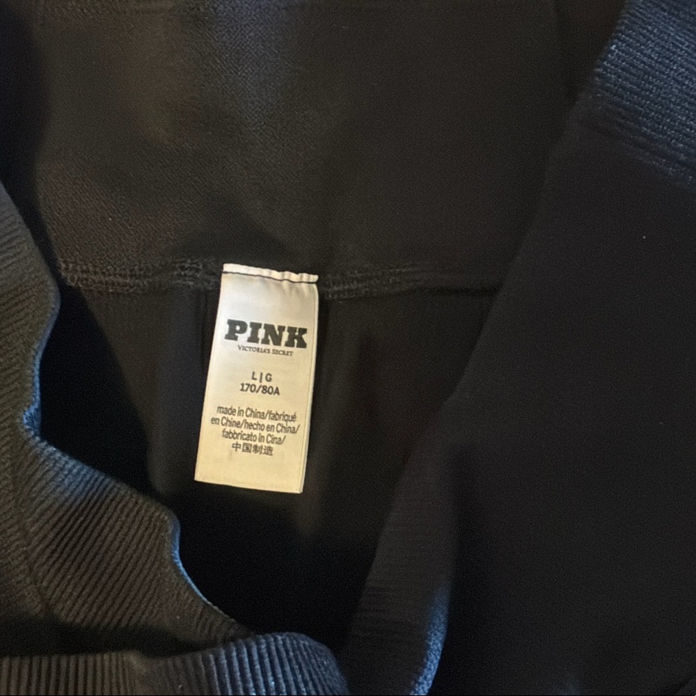 Victoria's Secret Pink Black Leggings